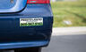 Bumper Stickers Lawn Care on Car