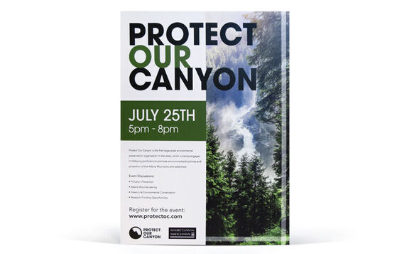 Protect our Canyon Poster