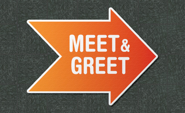 Carpet Stickers Directional Signage