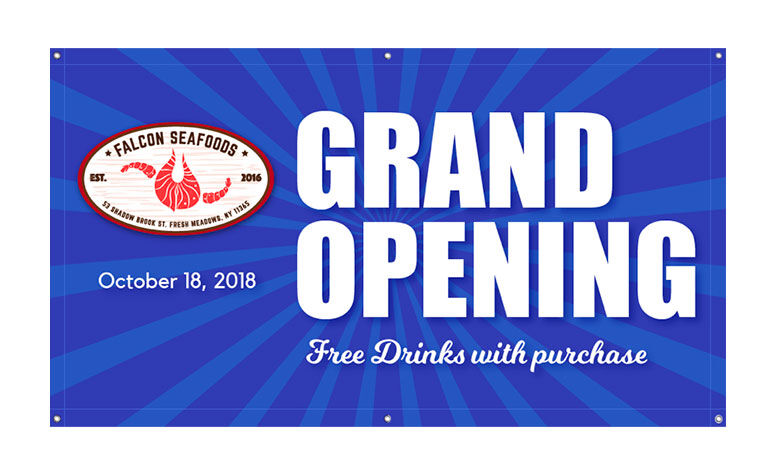 Grand Opening Vinyl Banner
