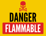 Danger Flammable Clean
